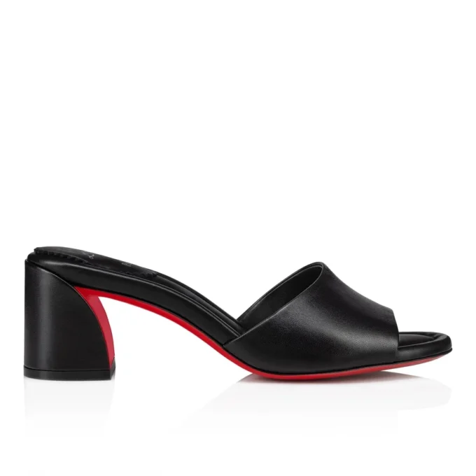 Jane Mule – Mules da 55 mm – Pelle di agnello nappa – Nero – Donna Jane Mule – Mules da 55 mm – Pelle di agnello nappa – Nero – Donna