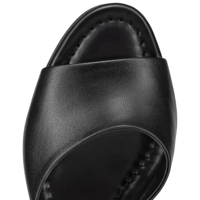 Jane Mule – Mules da 55 mm – Pelle di agnello nappa – Nero – Donna Jane Mule – Mules da 55 mm – Pelle di agnello nappa – Nero – Donna