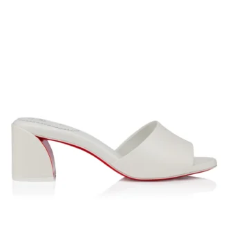 Jane Mule – Mules da 55 mm – Pelle nappa – Bianco – Donna Jane Mule – Mules da 55 mm – Pelle nappa – Bianco – Donna