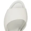 Jane Mule – Mules da 55 mm – Pelle nappa – Bianco – Donna Jane Mule – Mules da 55 mm – Pelle nappa – Bianco – Donna