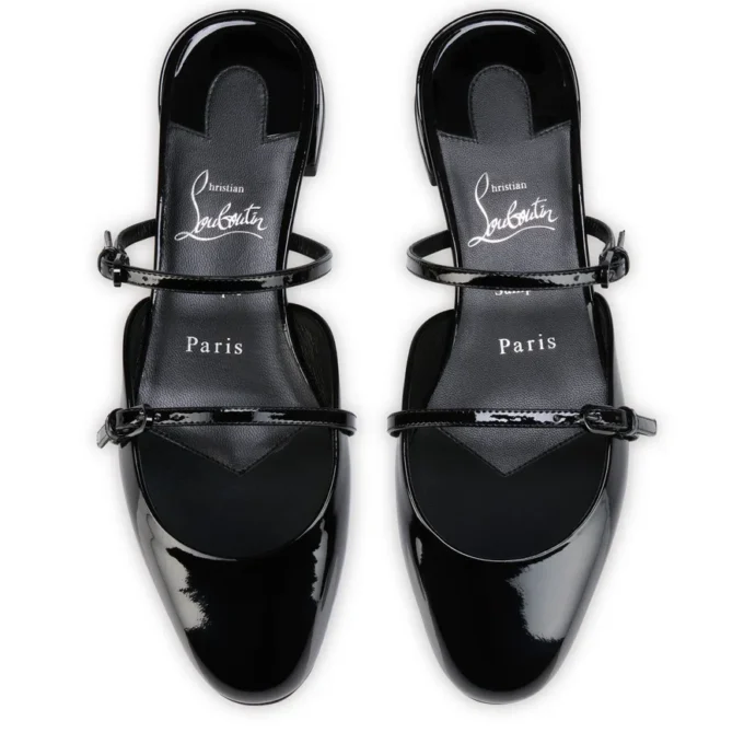 Jane Nina – Mules – Pelle di vitello verniciata – Nero – Donna Jane Nina – Mules – Pelle di vitello verniciata – Nero – Donna