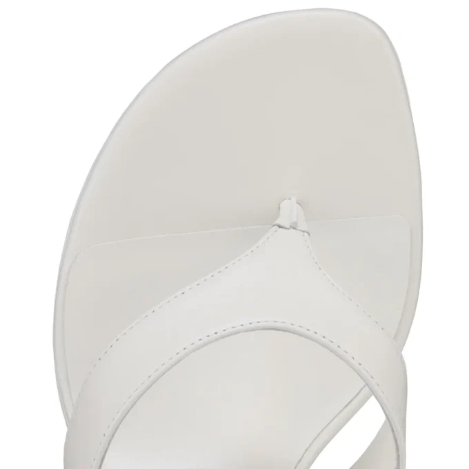 Janetonga – Infradito da 55 mm – Pelle di agnello nappa – Bianco – Donna