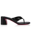Janetonga – Infradito da 55 mm – Pelle di agnello nappa – Nero – Donna Janetonga – Infradito da 55 mm – Pelle di agnello nappa – Nero – Donna