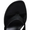 Janetonga – Infradito da 55 mm – Pelle di agnello nappa – Nero – Donna Janetonga – Infradito da 55 mm – Pelle di agnello nappa – Nero – Donna