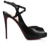 Jenlove Alta – Décolleté open-toe da 120 mm – Pelle di capretto – Nero – Donna Jenlove Alta – Décolleté open-toe da 120 mm – Pelle di capretto – Nero – Donna