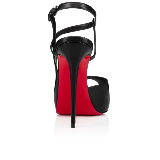 Jenlove Alta – Décolleté open-toe da 120 mm – Pelle di capretto – Nero – Donna Jenlove Alta – Décolleté open-toe da 120 mm – Pelle di capretto – Nero – Donna