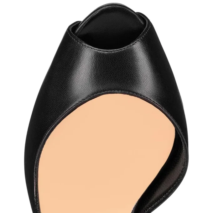 Jenlove Alta – Décolleté open-toe da 120 mm – Pelle di capretto – Nero – Donna Jenlove Alta – Décolleté open-toe da 120 mm – Pelle di capretto – Nero – Donna