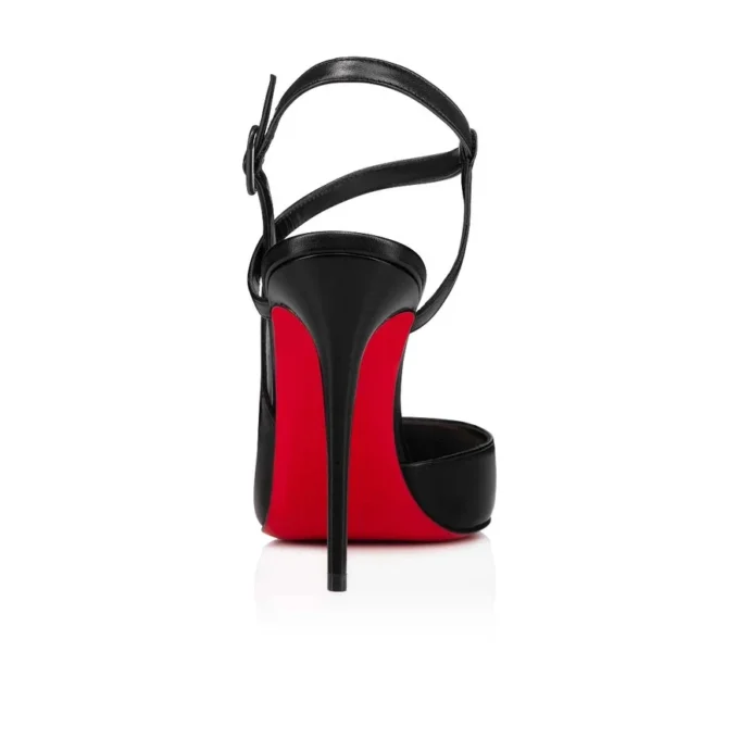 Jenlove – Décolleté con cinturini da 100 mm – Pelle di capretto – Nero – Donna Jenlove – Décolleté con cinturini da 100 mm – Pelle di capretto – Nero – Donna