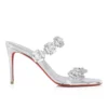 Just Jewel – Sandali da 85 mm – TPU e pelle di vitello laminata – Cristalli – Donna