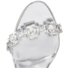 Just Jewel – Sandali da 85 mm – TPU e pelle di vitello laminata – Cristalli – Donna