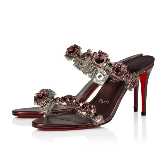 Just Jewel – Sandali da 85 mm – TPU e pelle di vitello laminata – Palacy – Donna