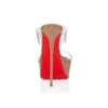 Just Nothing Alta – Mules da 150 mm – TPU e pelle di vitello verniciata – Blush – Donna
