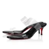 Just Nothing – Mules da 55 mm – TPU e pelle di vitello verniciata – Nero – Donna Just Nothing – Mules da 55 mm – TPU e pelle di vitello verniciata – Nero – Donna