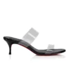 Just Nothing – Mules da 55 mm – TPU e pelle di vitello verniciata – Nero – Donna Just Nothing – Mules da 55 mm – TPU e pelle di vitello verniciata – Nero – Donna