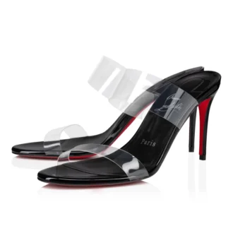 Just Nothing – Mules da 85 mm – Pelle verniciata e TPU – Nero – Donna Just Nothing – Mules da 85 mm – Pelle verniciata e TPU – Nero – Donna
