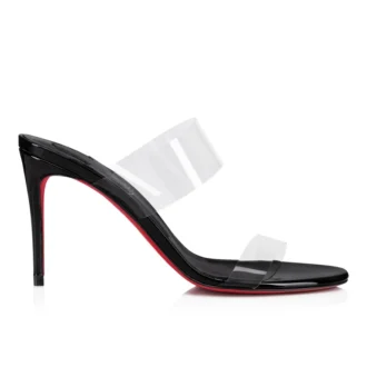 Just Nothing – Mules da 85 mm – Pelle verniciata e TPU – Nero – Donna Just Nothing – Mules da 85 mm – Pelle verniciata e TPU – Nero – Donna