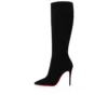 Kate Botta – Stivali da 100 mm – Pelle di vitello scamosciata – Nero