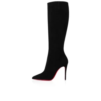 Kate Botta – Stivali da 100 mm – Pelle di vitello scamosciata – Nero Kate Botta – Stivali da 100 mm – Pelle di vitello scamosciata – Nero