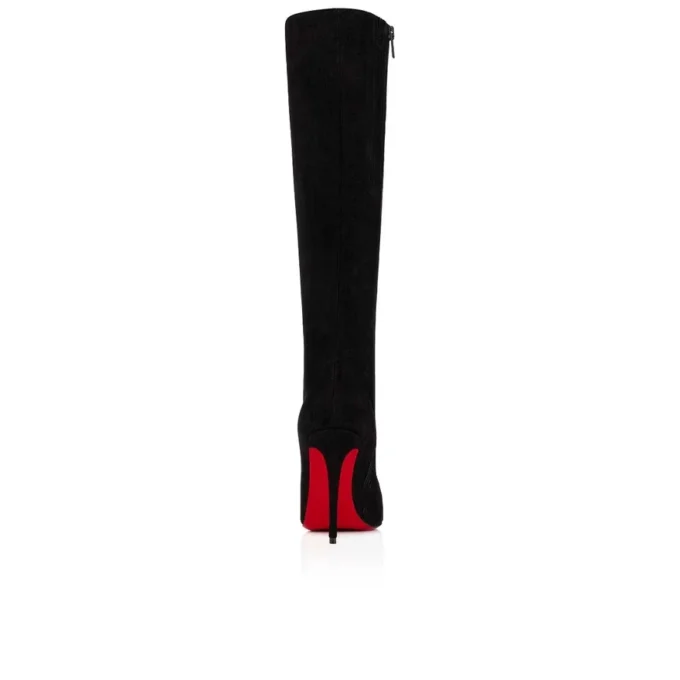 Kate Botta – Stivali da 100 mm – Pelle di vitello scamosciata – Nero
