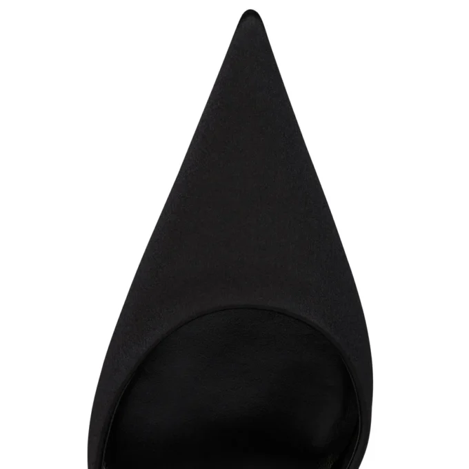 Kate Max O Sling – Décolleté con cinturino posteriore da 100 mm – Raso crêpe – Nero – Donna Kate Max O Sling – Décolleté con cinturino posteriore da 100 mm – Raso crêpe – Nero – Donna