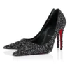 Kate Max Perla – Décolleté da 100 mm – Raso crêpe, strass e perle – Nero – Donna Kate Max Perla – Décolleté da 100 mm – Raso crêpe, strass e perle – Nero – Donna