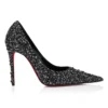 Kate Max Perla – Décolleté da 100 mm – Raso crêpe, strass e perle – Nero – Donna Kate Max Perla – Décolleté da 100 mm – Raso crêpe, strass e perle – Nero – Donna