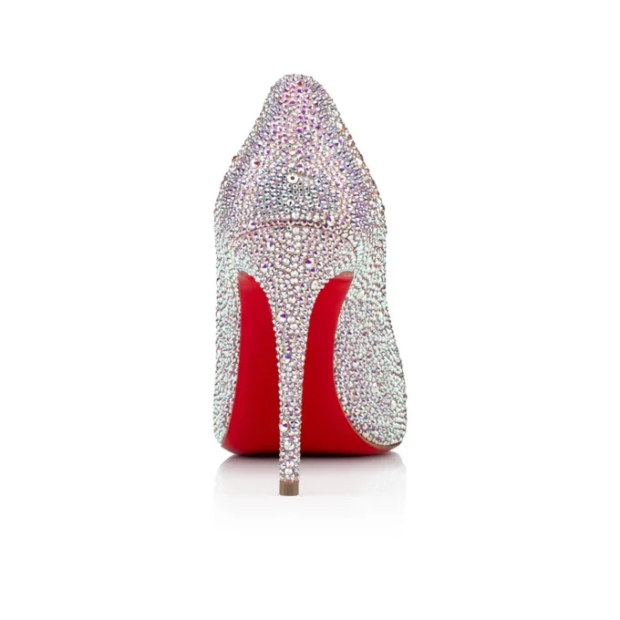 Kate Strass – Décolleté da 100 mm – Pelle scamosciata metallizzata – Versione Ab – Donna Kate Strass – Décolleté da 100 mm – Pelle scamosciata metallizzata – Versione Ab – Donna