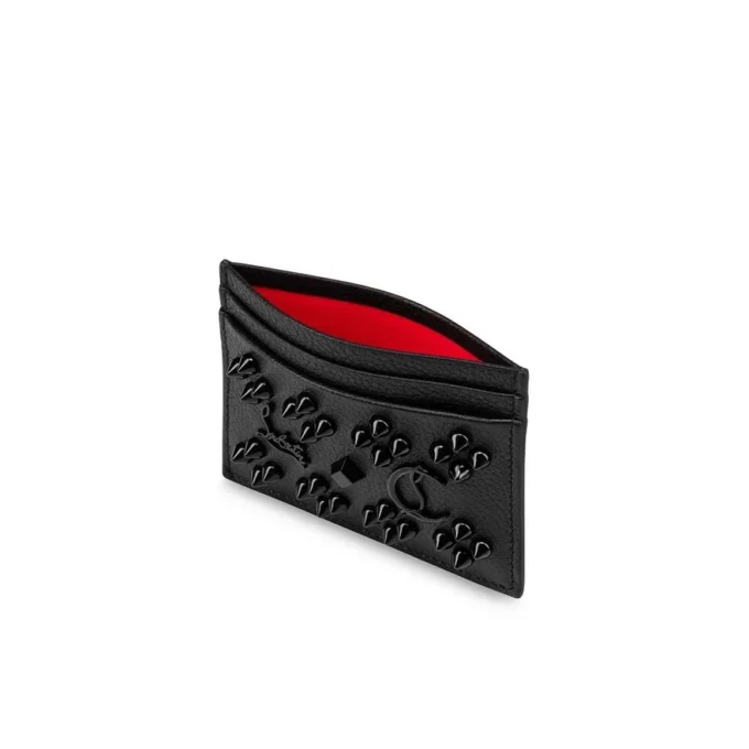 Kios – Portacarte – Pelle di vitello martellata e borchie Loubinthesky – Nero Kios – Portacarte – Pelle di vitello martellata e borchie Loubinthesky – Nero