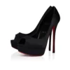 Lady Peep Suola Strass – Décolleté da 150 mm – Raso crêpe – Nero – Donna Lady Peep Suola Strass – Décolleté da 150 mm – Raso crêpe – Nero – Donna