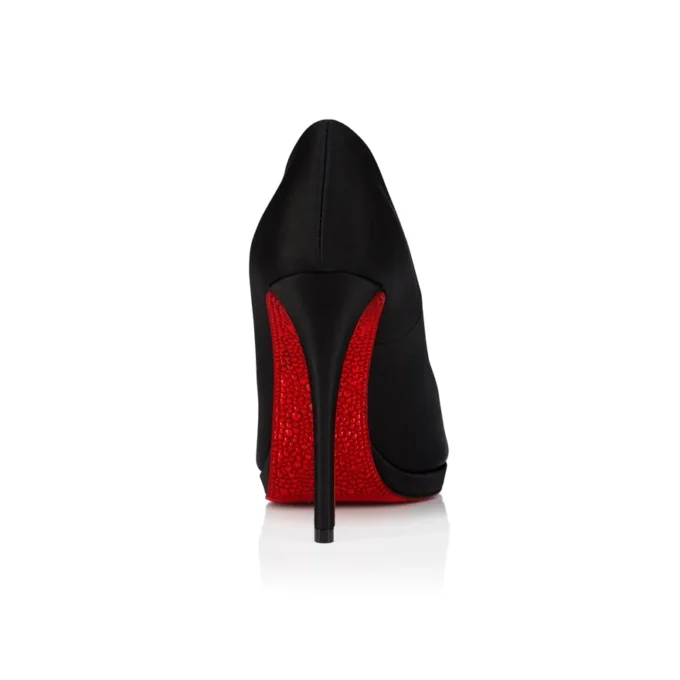 Lady Z Suola Strass – Décolleté da 120 mm – Raso crêpe – Nero – Donna Lady Z Suola Strass – Décolleté da 120 mm – Raso crêpe – Nero – Donna