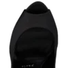 Lady Z Suola Strass – Décolleté da 120 mm – Raso crêpe – Nero – Donna Lady Z Suola Strass – Décolleté da 120 mm – Raso crêpe – Nero – Donna