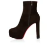 Loo Booty – Stivali con tacco basso da 130 mm – Pelle scamosciata – Cafa – Donna