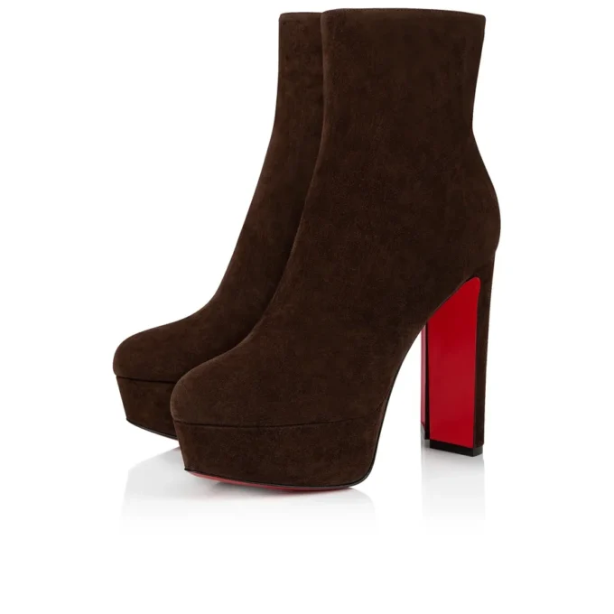 Loo Booty – Stivali da 130 mm – Pelle di vitello scamosciata – Cosme – Donna