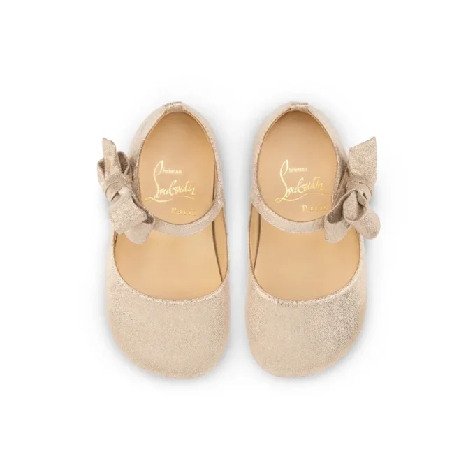 Lou Babe – Ballerine – Lurex – Oro – Bambini Lou Babe – Ballerine – Lurex – Oro – Bambini