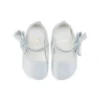 Lou Babe – Ballerine – Raso crepe – Blu pastello – Neonato Lou Babe – Ballerine – Raso crepe – Blu pastello – Neonato