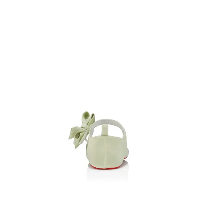 Lou Babe – Ballerine – Raso crepe – Pastello Manuka – Baby