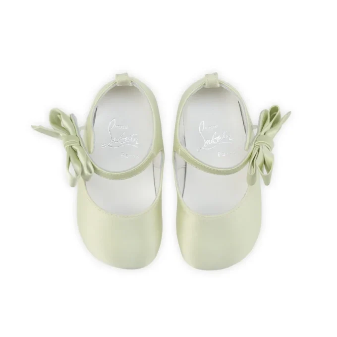 Lou Babe – Ballerine – Raso crepe – Pastello Manuka – Baby