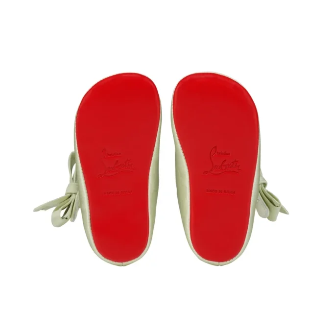 Lou Babe – Ballerine – Raso crepe – Pastello Manuka – Baby