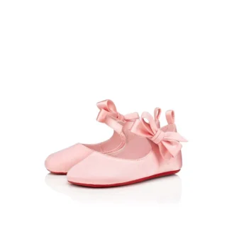 Lou Babe – Ballerine – Raso crepe – Rosa – Bambini Lou Babe – Ballerine – Raso crepe – Rosa – Bambini