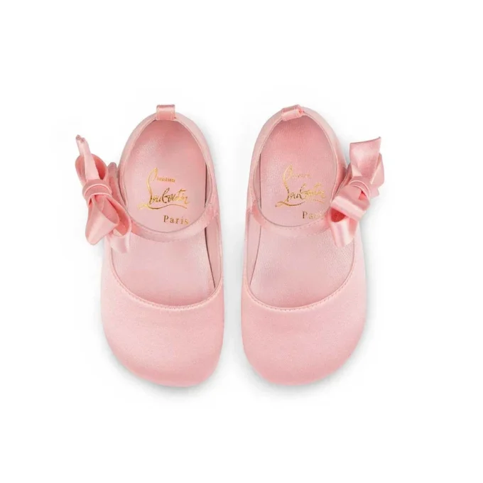 Lou Babe – Ballerine – Raso crepe – Rosa – Bambini Lou Babe – Ballerine – Raso crepe – Rosa – Bambini
