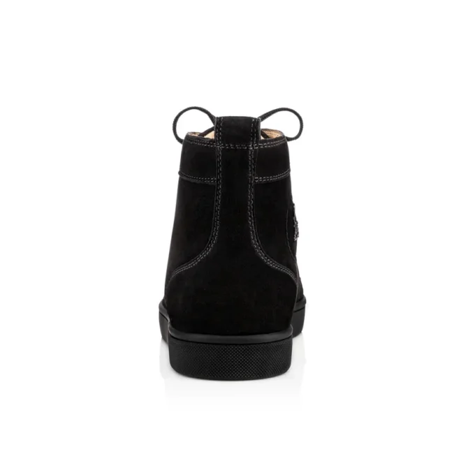 Lou Spikes – Sneakers alte – Pelle scamosciata e borchie – Nero – Uomo Lou Spikes – Sneakers alte – Pelle scamosciata e borchie – Nero – Uomo
