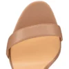 Loubi Queen Alta – Sandali con cinturini da 150 mm – Pelle nappa – Blush – Donna