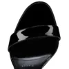 Loubi Queen Alta – Sandali con cinturini da 150 mm – Pelle verniciata – Nero – Donna Loubi Queen Alta – Sandali con cinturini da 150 mm – Pelle verniciata – Nero – Donna
