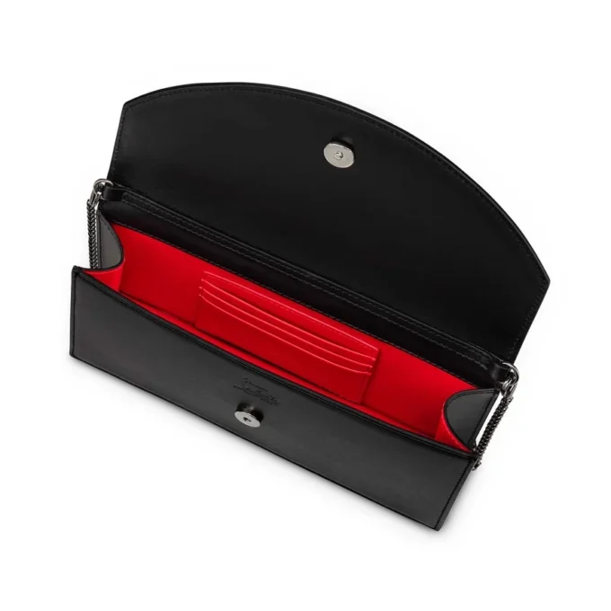 Loubi54 – Pochette – Pelle di vitello e metallo – Nero Loubi54 – Pochette – Pelle di vitello e metallo – Nero