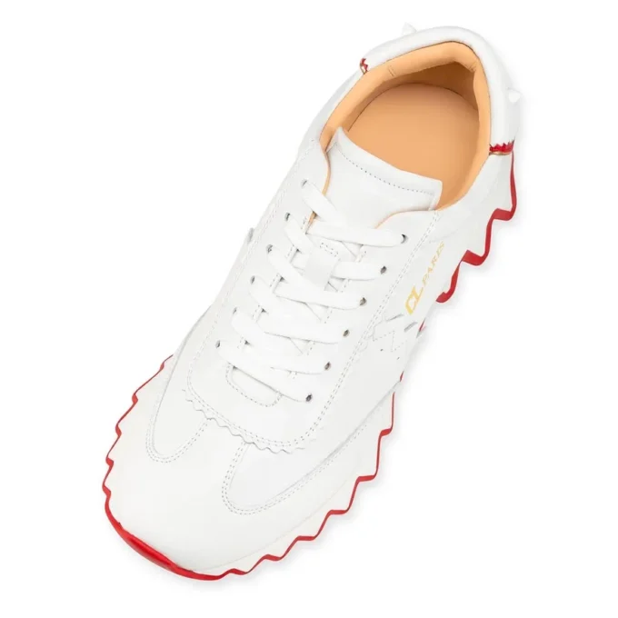 Loubishark – Sneakers – Pelle di vitello e neoprene – Bianco – Donna Loubishark – Sneakers – Pelle di vitello e neoprene – Bianco – Donna