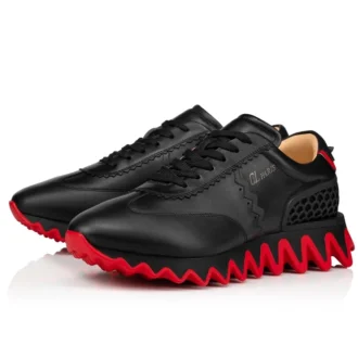 Loubishark – Sneakers – Pelle di vitello e neoprene – Nero – Uomo Loubishark – Sneakers – Pelle di vitello e neoprene – Nero – Uomo