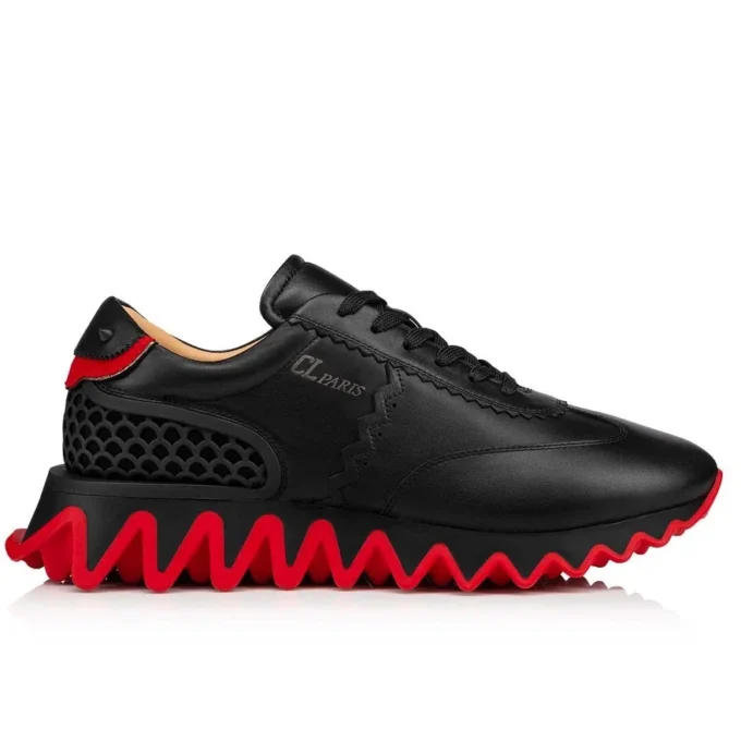 Loubishark – Sneakers – Pelle di vitello e neoprene – Nero – Uomo Loubishark – Sneakers – Pelle di vitello e neoprene – Nero – Uomo
