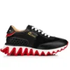Loubishark – Sneakers – Pelle di vitello e veau velours – Nero – Donna