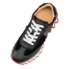 Loubishark – Sneakers – Pelle di vitello e veau velours – Nero – Donna