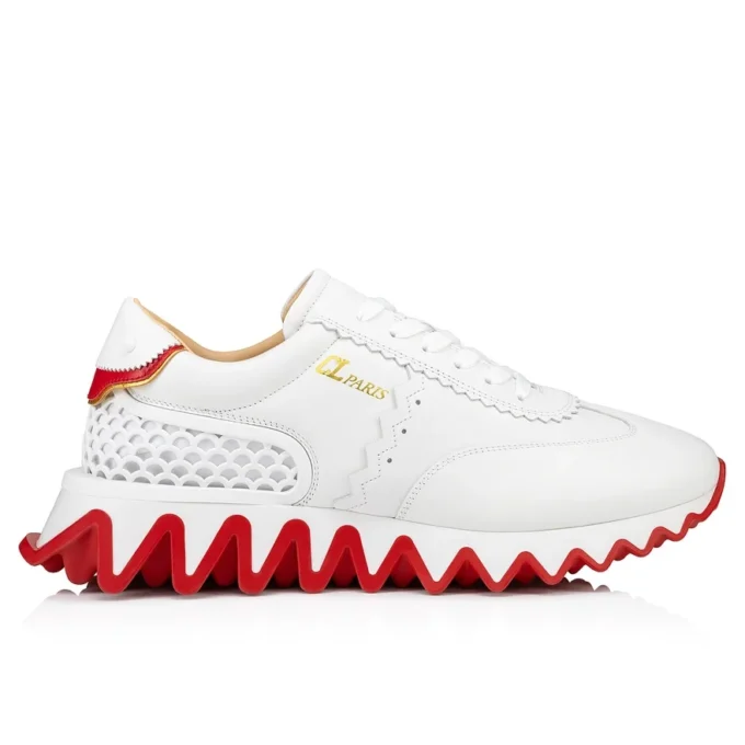 Loubishark – Sneakers – Pelle di vitello, neoprene e gomma – Bianco – Uomo Loubishark – Sneakers – Pelle di vitello, neoprene e gomma – Bianco – Uomo